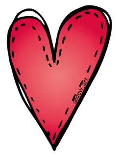 ❤️ 22f37f3b @dew_art 心, 爱, 红色, 艺术, 装饰, 贴纸 telegram sticker