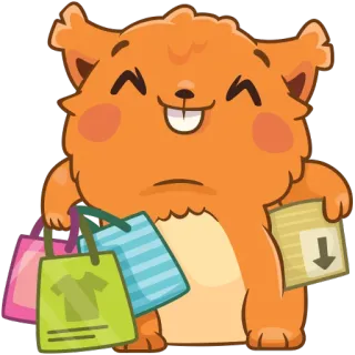 Декстер | Dexter the squirrel whatsapp stickers