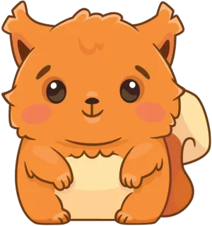 Декстер | Dexter the squirrel whatsapp stickers