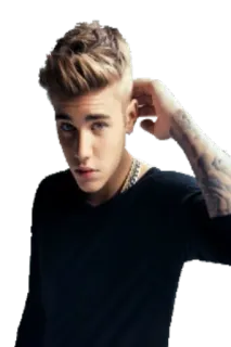 😒 d2ca4ece Justin Bieber celebrity, singer, pop star, music, idol, teen idol, musician telegram sticker