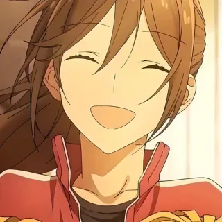 😁 4f7abed5 Anime, Gadis, Senang, Tersenyum, Lucu telegram sticker