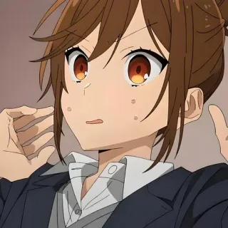 😥 75c6a6f0 Anime, Gadis, Seragam sekolah, Imut, Horimiya telegram sticker