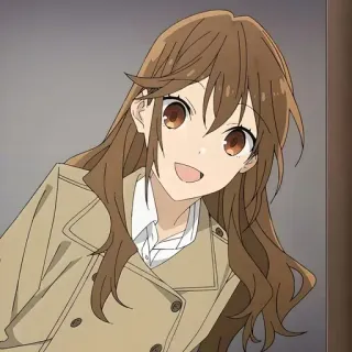 😁 f715f527 Hori Kyouko Horimiya Anime, Gadis, Senyum, Imut, Ceria telegram sticker