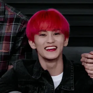 🏰 1915091d Mark Lee kpop, chanteur, cheveux roux, sourire, personne, nct, nctu, nct127, nctdream whatsapp sticker