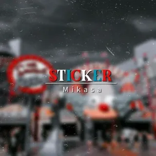 ⚓️ c82614c5 Mikasa STICKER Mikasa autocollant, Mikasa whatsapp sticker