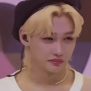 😰 841b90f8 Felix kpop, idol, cantante, artista, celebrità, asiatico, maschio, Felix whatsapp sticker