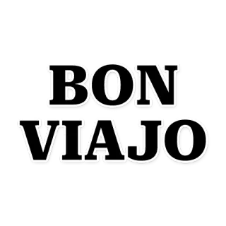 🚗 29952c23 BON VIAJO bon viajo, travel, sticker, spanish, phrase telegram sticker