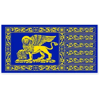 🇮🇹 4fa259a4 PAX TIBI MARCE EVANGELISTA MEUS lion, flag, Venice, Saint Mark, symbol, Italy, winged lion telegram sticker