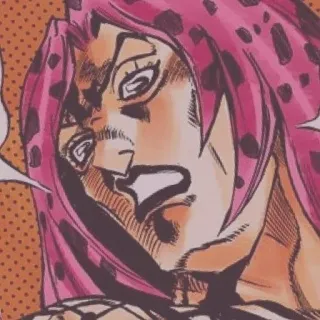 🐸 86f4c5ee Diavolo JoJo's Bizarre Adventure Anime, Jojo, Manga, Cattivo, Diavolo telegram sticker