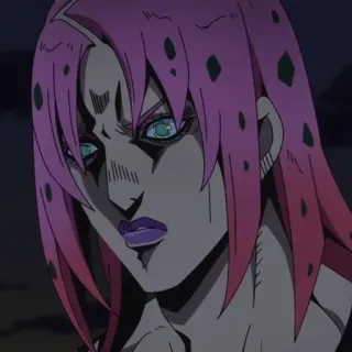🐸 8a5e1a25 Diavolo JoJo's Bizarre Adventure Anime, Manga, Cattivo, Jojo, Diavolo telegram sticker