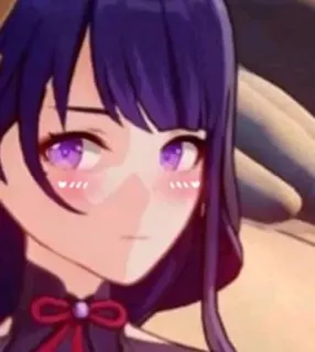 🌟 ac662c37 Raiden Shogun Genshin Impact 애니메이션, 비디오 게임, 원신, 캐릭터, 라이덴 쇼군, Waifu telegram sticker