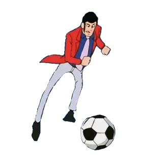 ⚽ 42d673dc Arsène Lupin III Lupin the 3rd Anime, Football, Dessin animé, Lupin, Ballon de foot telegram sticker