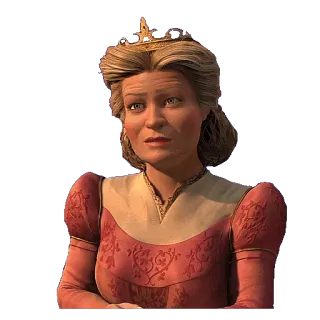 👸 5c9dbe03 Princess Fiona Shrek принцесса, мультфильм, фильм, персонаж, фиона whatsapp sticker