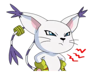 😒 c7e356e8 Terriermon Digimon Terriermon, Digimon, Anime, Kartun, Lucu, Karakter telegram sticker