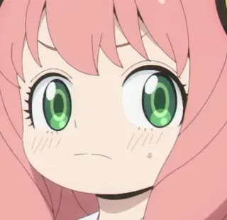 🥜 32a6fd94 Anya Forger Spy x Family Аня, Spy x Family, аниме, мультфильм, милый, персонаж, фанарт whatsapp sticker