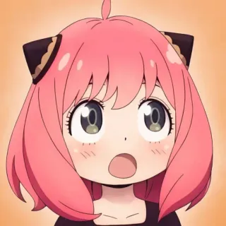 🥜 3601a5fc Anya Forger Spy × Family Аниме, Семья шпиона, Аня Форджер, Милый, Мультфильм, Фанарт whatsapp sticker