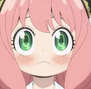 🥜 979c845f Anya Forger Spy x Family Аниме, Spy x Family, Аня, Форджер, Милый, Девушка, Мультфильм whatsapp sticker