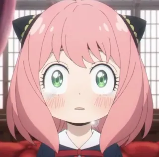 🥜 c66c65a6 Anya Forger Spy × Family аниме, Аня Форджер, Семья шпиона, милый, кавай whatsapp sticker