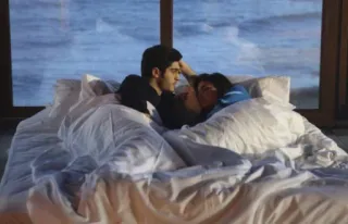 😴 36a21c7d 情侣, 卧室, 床, 爱, 浪漫 telegram sticker