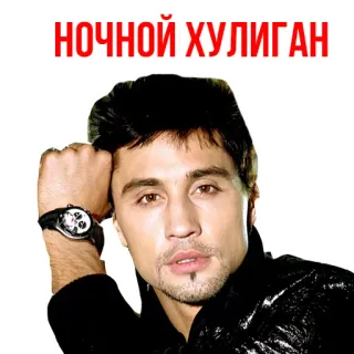 😆 2305f628 НОЧНОЙ ХУЛИГАН night, hooligan, Russian whatsapp sticker