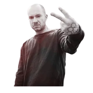 😆 b340573f pria, simbol perdamaian, tato, gerakan telegram sticker