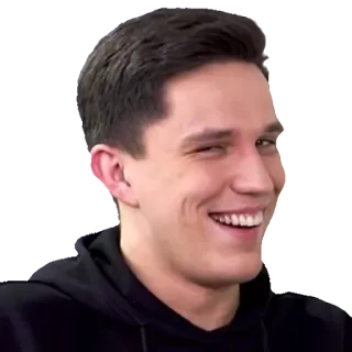 😄 5bc55a23 人, 男人, 微笑, 眨眼 telegram sticker