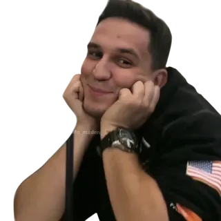 🤗 b801b5be 男人, 人, 肖像, 贴纸, 美国国旗 telegram sticker