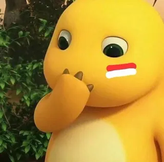 🌟 7247c416 dinosaurus, kartun, lucu, kuning, animasi, karakter telegram sticker