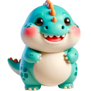 🤪 d8a6f0b1 dinosaurio, lindo, dibujos animados, animal, reptil, dinosaurio bebé whatsapp sticker