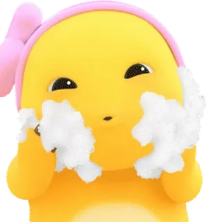 😊 02cb2e61 süß, figur, gelb, hase, kawaii, tier whatsapp sticker