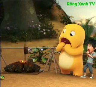 🦖 5e30ef85 Rồng Xanh TV การ์ตูน, แอนิเมชั่น, ทำอาหาร, สัตว์ประหลาด, เด็ก telegram sticker