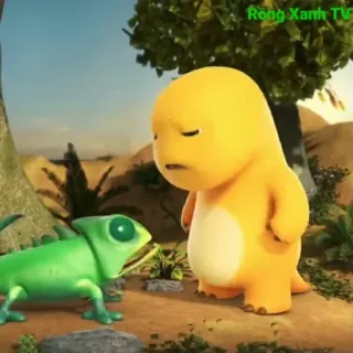 🦖 aae8891d การ์ตูน, ไดโนเสาร์, กิ้งก่า, แอนิเมชั่น telegram sticker