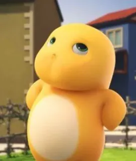 🎗 f92e2680 süß, orange, Cartoon, animiert, Figur telegram sticker