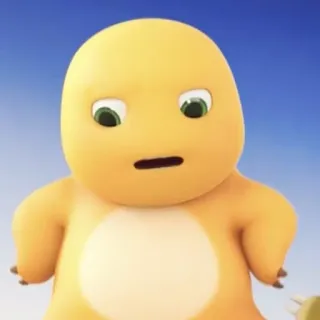 🌟 0d5f9f20 dinosaurier, niedlich, cartoon, gelb telegram sticker