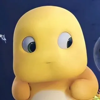 🌟 b1bddddb Cartoon, Niedlich, Gelb, Figur telegram sticker