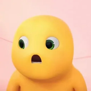 🌟 c83fd83b gelb, Cartoon, Figur, überrascht telegram sticker