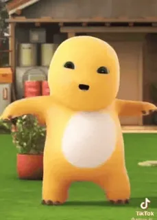 🏵 f338f139 dinossauro, amarelo, desenho animado, fofo, personagem telegram sticker