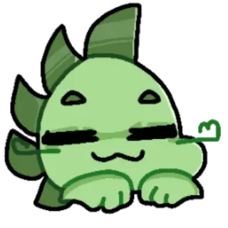 😌 d0904318 monstro, fofo, desenho animado, animal telegram sticker