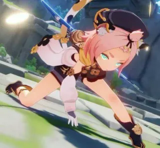 🌸 9539bf03 Diona Genshin Impact 디오나, 원신, 고양이, 애니메이션, 비디오 게임, 캐릭터 telegram sticker