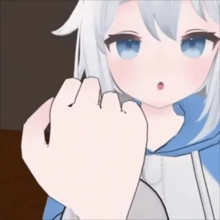 🖕 3a378fca อนิเมะ, ตัวละคร, ท่าทาง telegram sticker