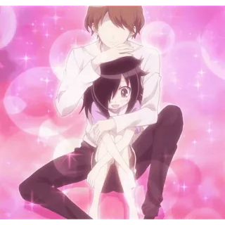 🥰 7de23022 Tomoko Kuroki WataMote อนิเมะ, wataMote, โทโมโกะ คุโรกิ, การ์ตูน, น่ารัก, คาวาอิ telegram sticker