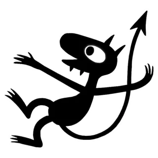 💃 2af22a44 Luci Disenchantment 恶魔, 卡通, 恶灵, 路西, 衰退 telegram sticker