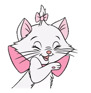 😹 0b5b3588 Marie The Aristocats gatto, carino, Disney, cartone animato, Gli Aristogatti telegram sticker