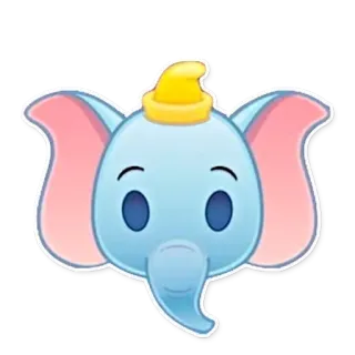 😒 60a242d0 Dumbo voi, Disney, hoạt hình, Dumbo telegram sticker