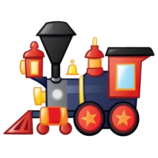 ☺️ 62c341f8 tàu hỏa, đầu máy, vận tải, phương tiện, đường sắt, đầu máy hơi nước telegram sticker