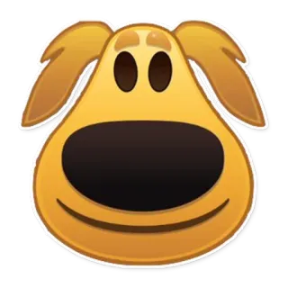 🐶 a04c511c Dug Up hond, cartoon, dier, personage, Dug, Up, Disney, Pixar whatsapp sticker
