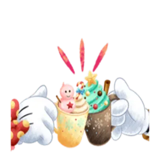 🥂 ec3fc4e9 noël, hiver, boisson, dessert, neige, fête telegram sticker