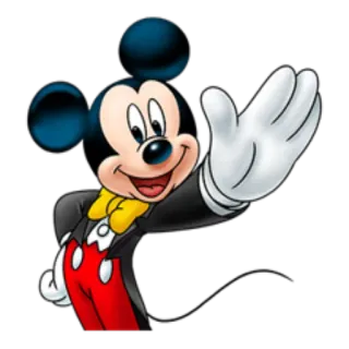 ✋ 54a48886 Mickey Mouse Cartoon, Maus, Disney, Micky, Figur telegram sticker