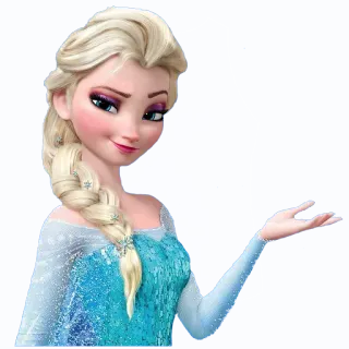 😥 2db30083 Elsa Frozen Elsa, Frozen, Disney, cartoon, princess telegram sticker