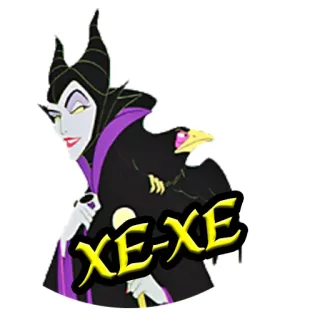 😈 8fcb1a1c Maleficent XE-XE Maléfica, Disney, La Bella Durmiente, Personaje de dibujos animados, Cuento de hadas, Bruja whatsapp sticker